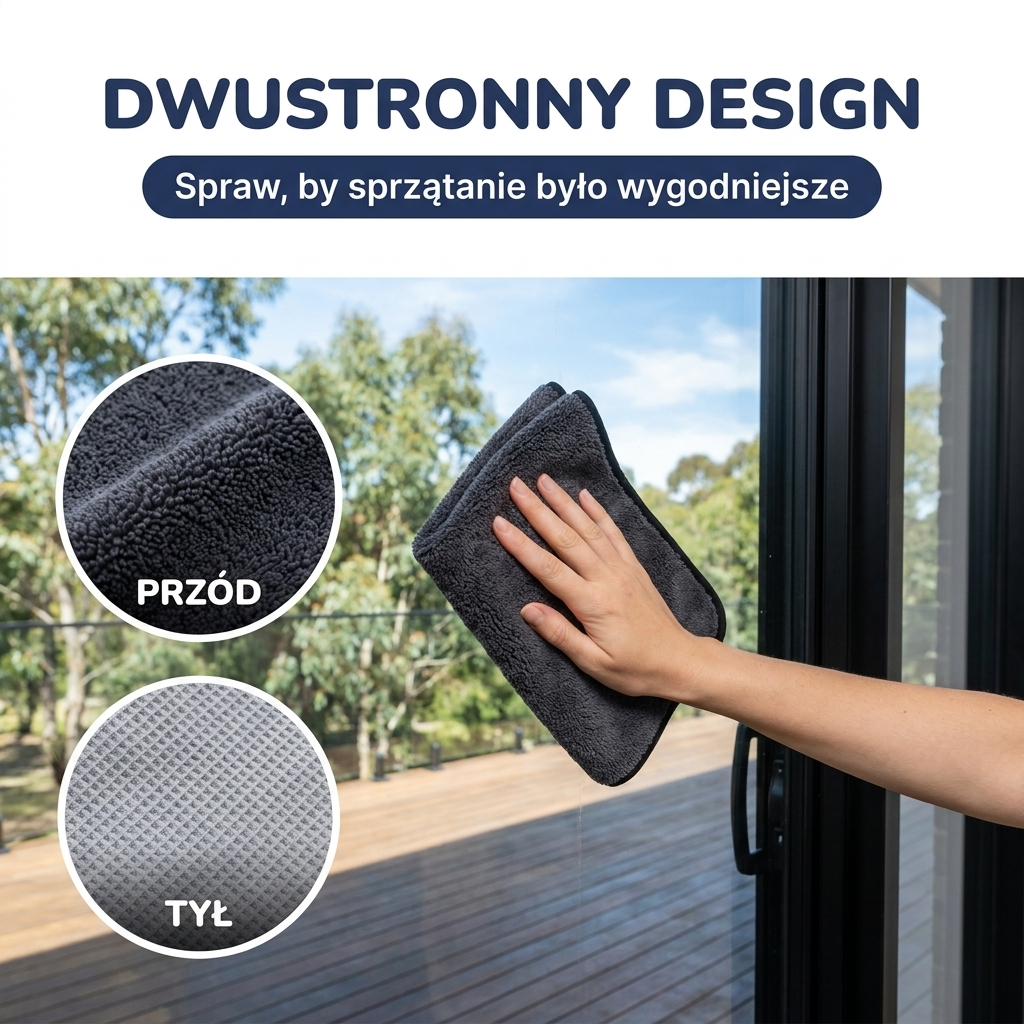 Lumpinio - Ściereczka do mycia okien i szklanych drzwi