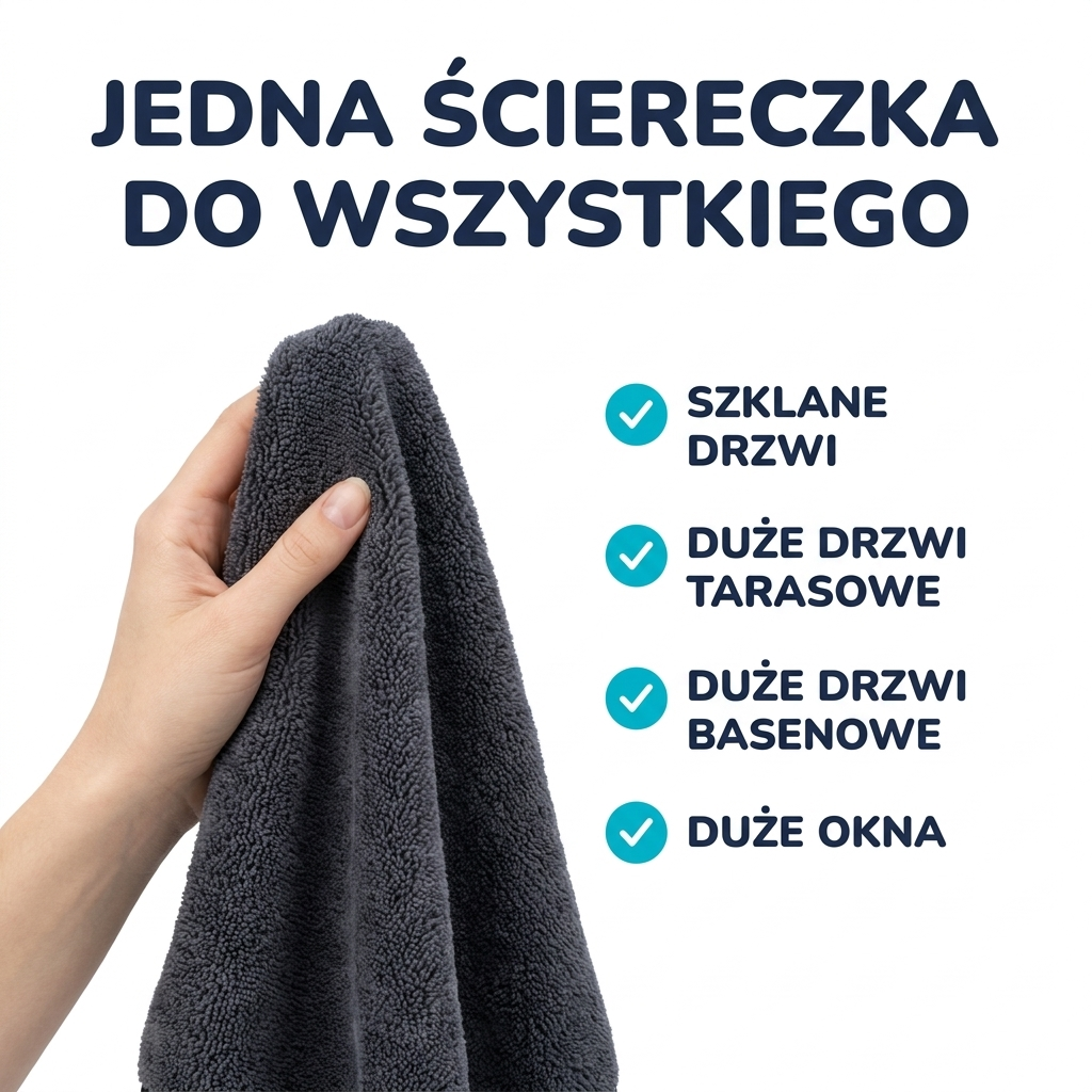 Lumpinio - Ściereczka do mycia okien i szklanych drzwi