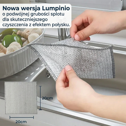 Lumpinio – Magiczne ściereczki z wełny stalowej (3szt.)